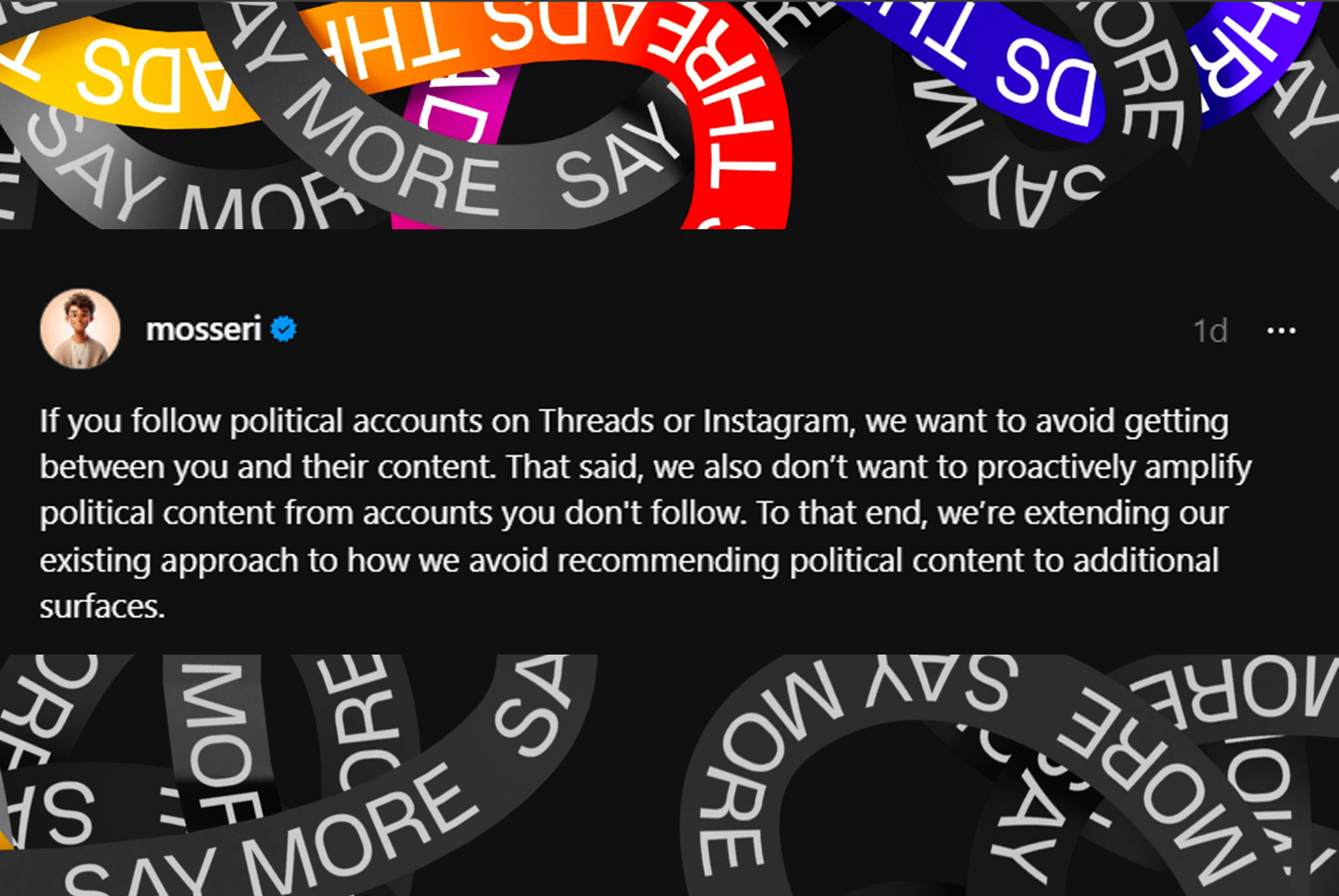 Diskussion: Wie Threads versucht politische Posts zu dodgen